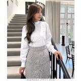 [ 岡部あゆみさんコラボ ]選べる2タイプフリルデザインブラウス［C7772］ | KOBE LETTUCE | 詳細画像16 