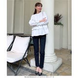 [ 岡部あゆみさんコラボ ]選べる2タイプフリルデザインブラウス［C7772］ | KOBE LETTUCE | 詳細画像18 