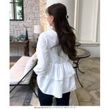 [ 岡部あゆみさんコラボ ]選べる2タイプフリルデザインブラウス［C7772］ | KOBE LETTUCE | 詳細画像20 