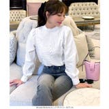 [ 岡部あゆみさんコラボ ]選べる2タイプフリルデザインブラウス［C7772］ | KOBE LETTUCE | 詳細画像8 