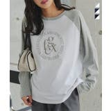 ロゴ刺しゅうラグランロンT［C7794］ ロゴ刺しゅう ラグランt | KOBE LETTUCE | 詳細画像1 