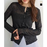 花柄シアーカーディガン［C7798］ カーディガン レディース | KOBE LETTUCE | 詳細画像1 