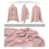 ボウタイリボンシアーブラウス［C7802］ ボウタイ ブラウス | KOBE LETTUCE | 詳細画像17 