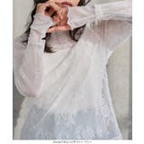 シアーレースレイヤードトップス［C7807］ | KOBE LETTUCE | 詳細画像3 