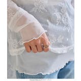 シアーレースレイヤードトップス［C7807］ | KOBE LETTUCE | 詳細画像5 