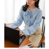 ボウタイブラウス［C7809］ ボウタイブラウス シャツ | KOBE LETTUCE | 詳細画像2 