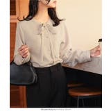 ボウタイブラウス［C7809］ ボウタイブラウス シャツ | KOBE LETTUCE | 詳細画像7 