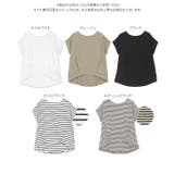 ボートネック半袖コットンTシャツ［C7819］ | KOBE LETTUCE | 詳細画像12 
