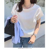 ボートネック半袖コットンTシャツ［C7819］ | KOBE LETTUCE | 詳細画像2 