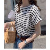 ボートネック半袖コットンTシャツ［C7819］ | KOBE LETTUCE | 詳細画像8 