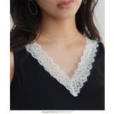 カップ付きレースタンクトップ［C7822］ カップ付き レース | KOBE LETTUCE | 詳細画像7 