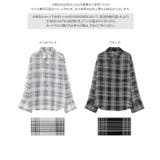 シアーチェックシャツ［C7830］ シアー チェックシャツ | KOBE LETTUCE | 詳細画像9 