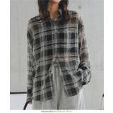 シアーチェックシャツ［C7830］ シアー チェックシャツ | KOBE LETTUCE | 詳細画像4 