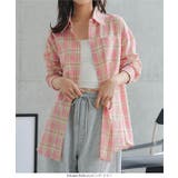 シアーチェック柄ビッグシャツ［C7846］ シアーシャツ チェック | KOBE LETTUCE | 詳細画像4 