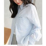 刺繍ロゴチェック柄ビッグシャツ［C7847］ チェック柄 ビッグシャツ | KOBE LETTUCE | 詳細画像6 