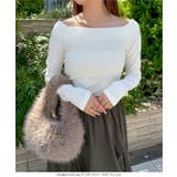 [ yuiさんコラボ ]選べる2タイプ長袖 デザインカットソー［C7853］ | KOBE LETTUCE | 詳細画像12 