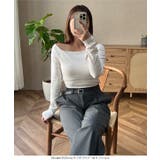 [ yuiさんコラボ ]選べる2タイプ長袖 デザインカットソー［C7853］ | KOBE LETTUCE | 詳細画像13 