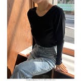 [ yuiさんコラボ ]選べる2タイプ長袖 デザインカットソー［C7853］ | KOBE LETTUCE | 詳細画像19 