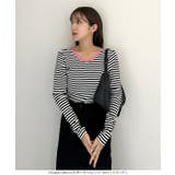 [ yuiさんコラボ ]選べる2タイプ長袖 デザインカットソー［C7853］ | KOBE LETTUCE | 詳細画像35 