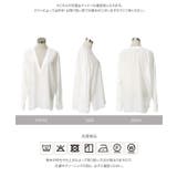 深Vネックチュニックブラウス［C7868］ 深Vネック チュニック | KOBE LETTUCE | 詳細画像11 