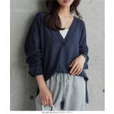 深Vネックチュニックブラウス［C7868］ 深Vネック チュニック | KOBE LETTUCE | 詳細画像8 