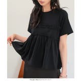 ペプラムTシャツ［C7908］ ペプラム 半袖 | KOBE LETTUCE | 詳細画像7 