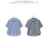 デニム風シアーボックスシャツ［C7931］ デニム風 シアーシャツ | KOBE LETTUCE | 詳細画像7 