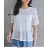 シアードレープ半袖Tシャツ［C7942］ シアードレープ 半袖 | KOBE LETTUCE | 詳細画像4 