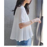 シアードレープ半袖Tシャツ［C7942］ シアードレープ 半袖 | KOBE LETTUCE | 詳細画像5 