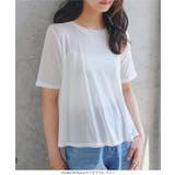 シアードレープ半袖Tシャツ［C7942］ シアードレープ 半袖 | KOBE LETTUCE | 詳細画像6 