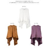 ケープ風サテンブラウス［C7946］ケープ風サテンブラウス レディース 春 | KOBE LETTUCE | 詳細画像14 