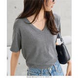 クルーネックorVネックレーヨンTシャツ［C7953］ クルーネックorVネック… | KOBE LETTUCE | 詳細画像17 