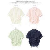 ドロストシアーショートスリーブブラウス［C7954］ ドロストシアーショートスリ… | KOBE LETTUCE | 詳細画像11 