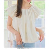 選べる無地orドット柄タックバルーンブラウス［C7964］ バルーンブラウス タ… | KOBE LETTUCE | 詳細画像7 
