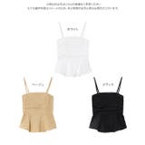 ドレープペプラムキャミトップス［C7969］ ドレープペプラムキャミトップス レ… | KOBE LETTUCE | 詳細画像9 