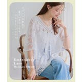 刺繍レースドルマンブラウス［C7975］ 刺繍レース ドルマンブラウス | KOBE LETTUCE | 詳細画像2 
