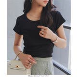 UネックフィットTシャツ［C7977］ Uネック 半袖 | KOBE LETTUCE | 詳細画像2 