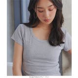 UネックフィットTシャツ［C7977］ Uネック 半袖 | KOBE LETTUCE | 詳細画像8 