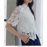 総レースシャツブラウス［C7987］ 総レースシャツブラウス レース | KOBE LETTUCE | 詳細画像3 
