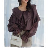 シアーフリルチュニックブラウス［C7990］ シアーフリルチュニックブラウス レ… | KOBE LETTUCE | 詳細画像9 