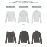 もっちりリブニットトップス ニット 長袖 | KOBE LETTUCE | 詳細画像22