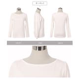 前身頃二重長袖リブカットソートップス [C365F] レディース | KOBE LETTUCE | 詳細画像37 