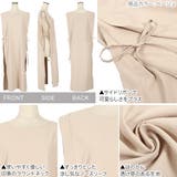 サイドリボンノースリワンピース レディース 膝下 | KOBE LETTUCE | 詳細画像3