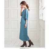 カシュクールサテンワンピース [E2545]レディース ロング | KOBE LETTUCE | 詳細画像14 