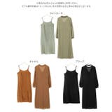 2点セットインナーキャミソール&バックボタンシフォンドレスロングワンピース | KOBE LETTUCE | 詳細画像10