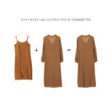 2点セットインナーキャミソール&バックボタンシフォンドレスロングワンピース | KOBE LETTUCE | 詳細画像11