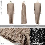 ロングスリーブプリーツサテンワンピース [E2564] レディース | KOBE LETTUCE | 詳細画像3 