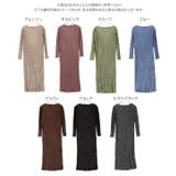 ロングスリーブプリーツサテンワンピース [E2564] レディース | KOBE LETTUCE | 詳細画像14 
