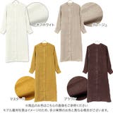 サテンロングシャツワンピース レディース ロング | KOBE LETTUCE | 詳細画像2