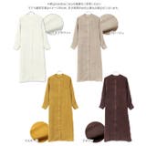 サテンロングシャツワンピース レディース ロング | KOBE LETTUCE | 詳細画像13